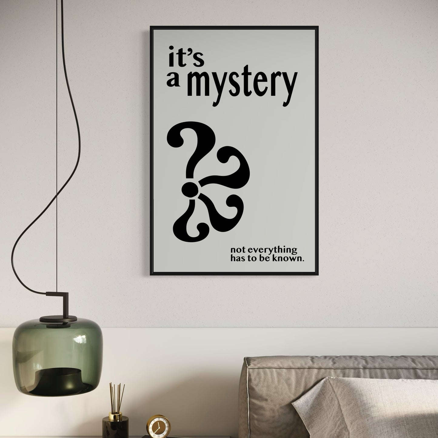 it's a mystery Poster