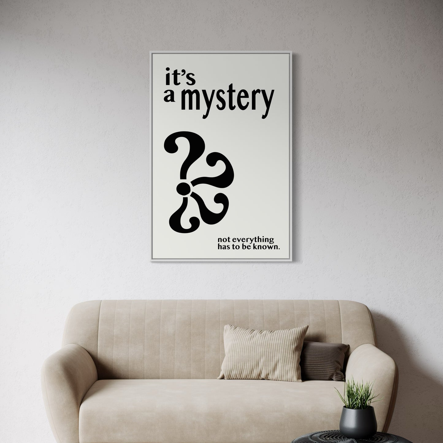 it's a mystery Poster