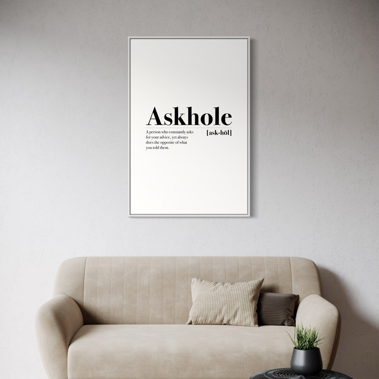ASKHOLE Poster