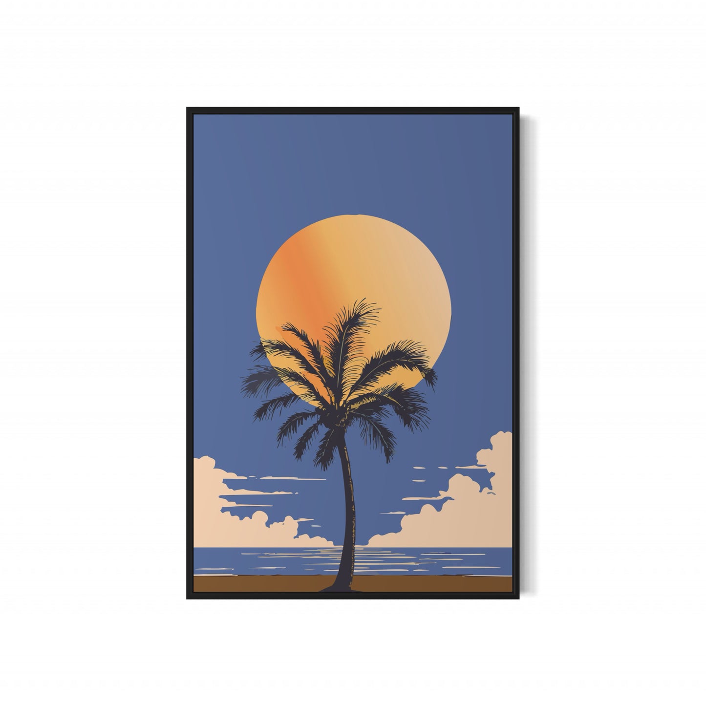 Sunset Palm