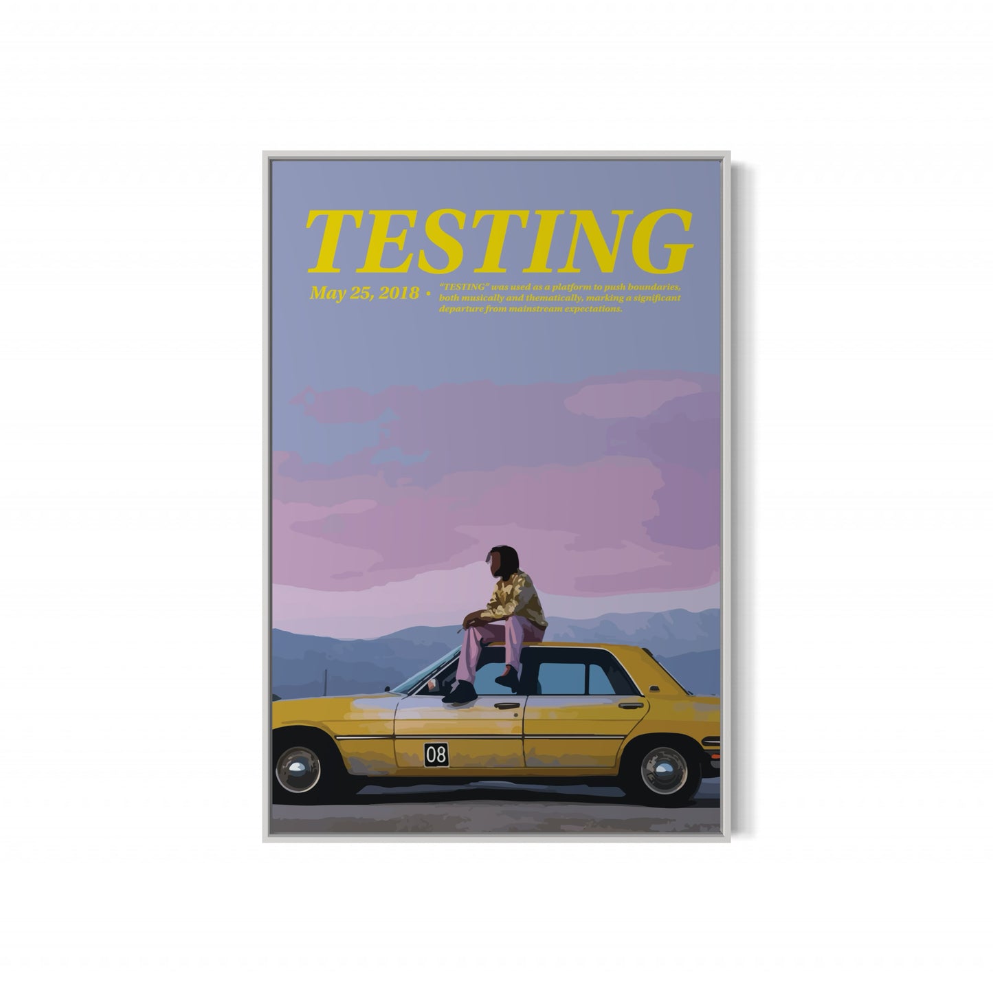 ASAP ROCKY Testing Album Poster