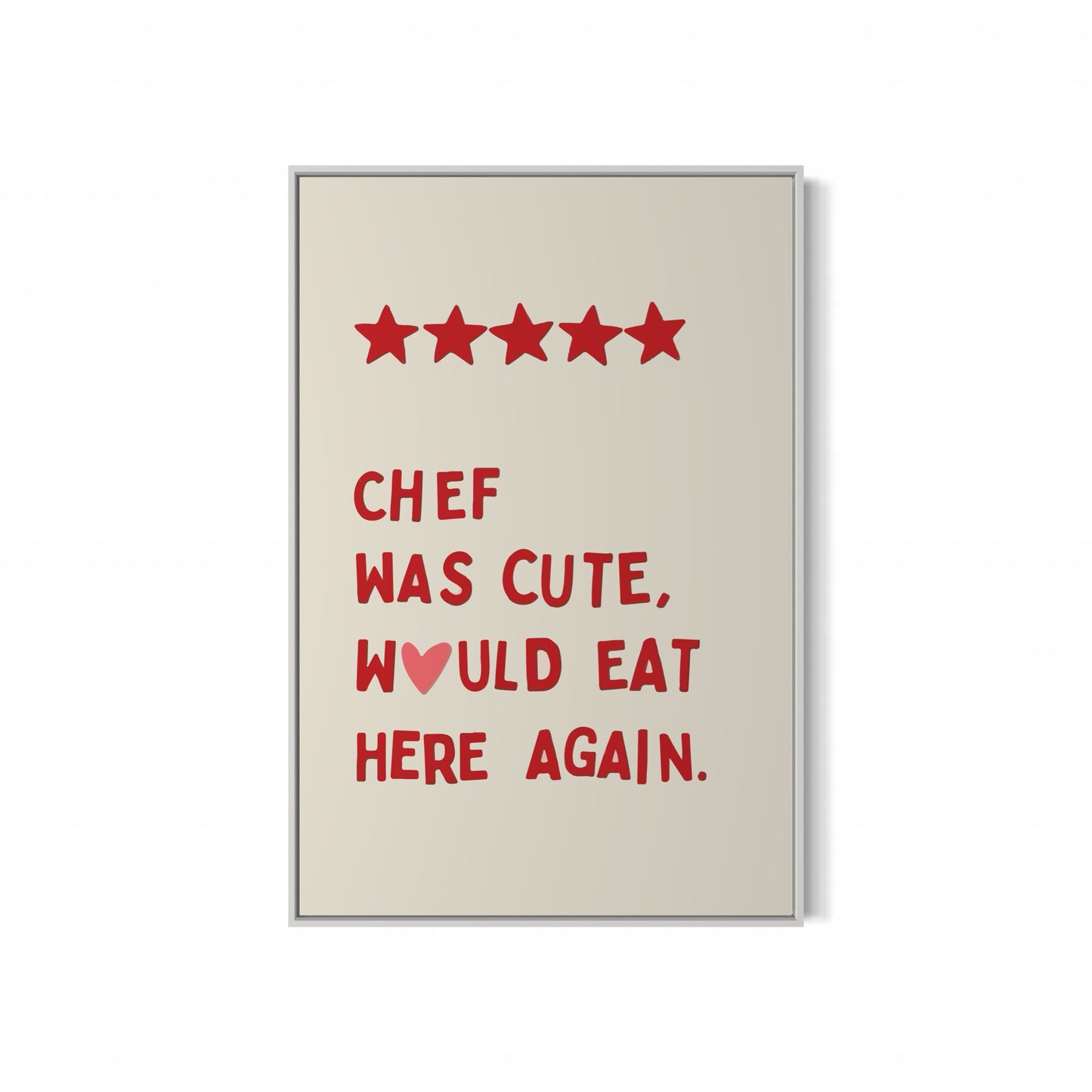 Chef Was Cute Poster