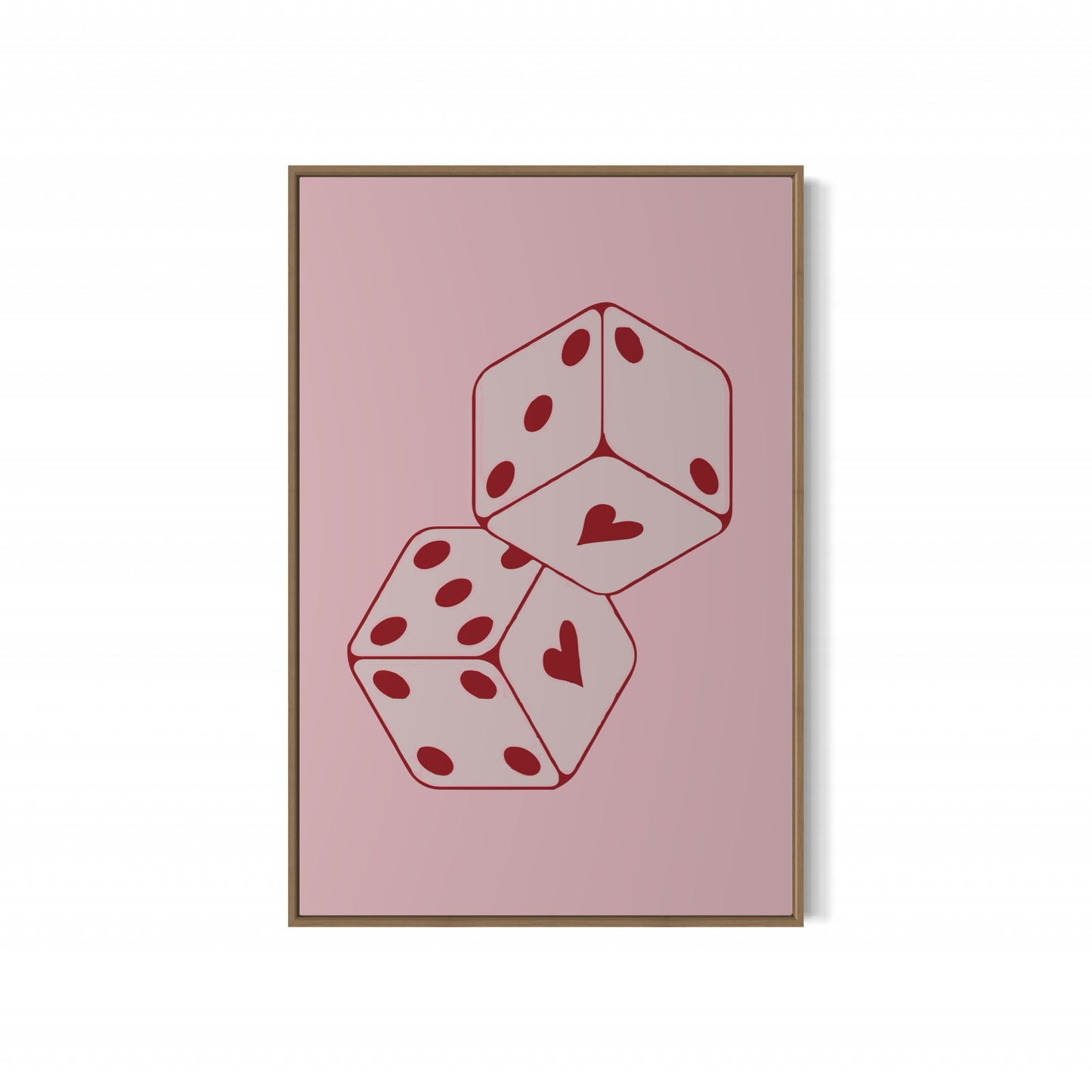 Heart Dice Poster