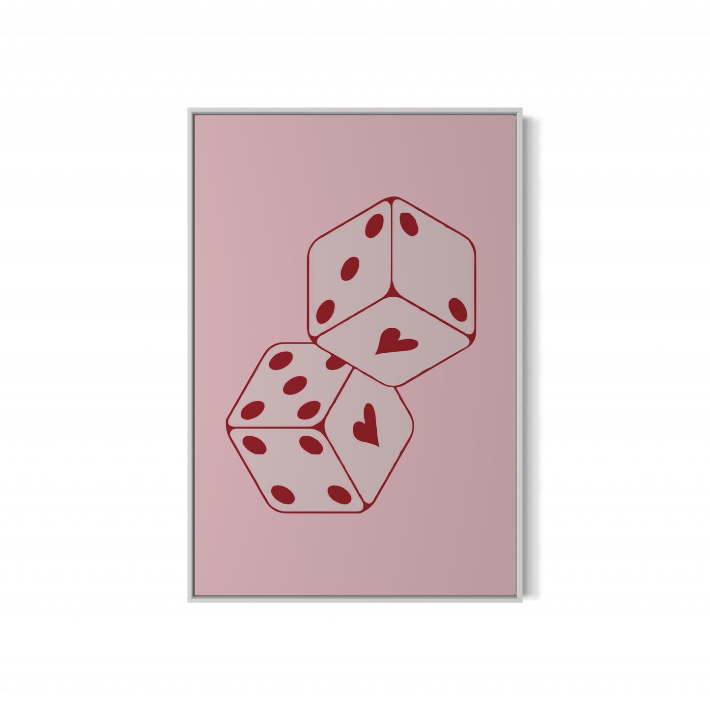 Heart Dice Poster