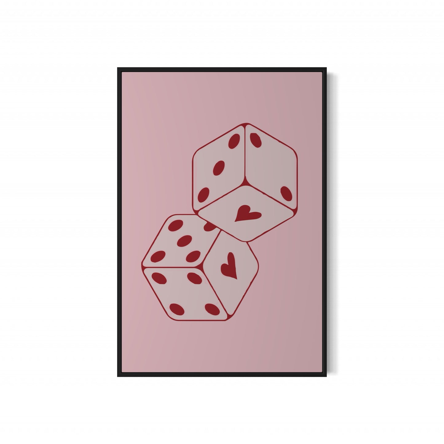 Heart Dice Poster
