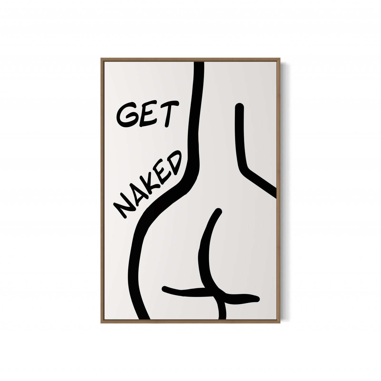 Get Naked Body Poster
