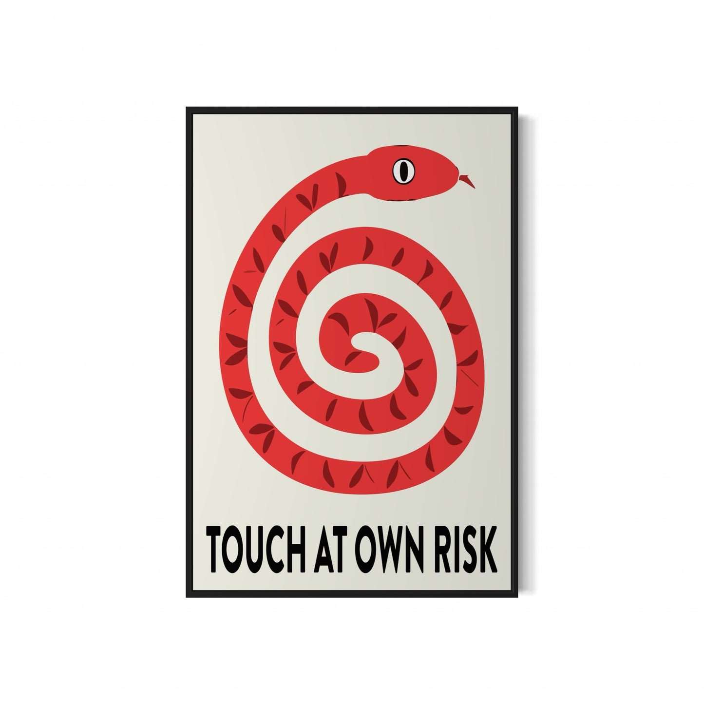 TOUCH AT OWN RISK Poster