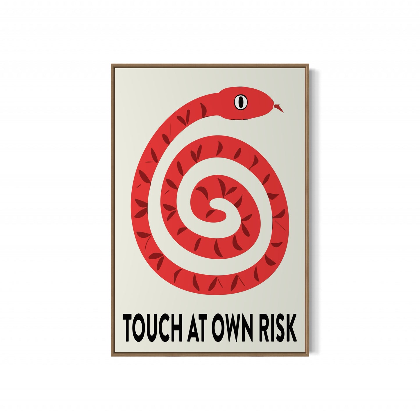 TOUCH AT OWN RISK Poster