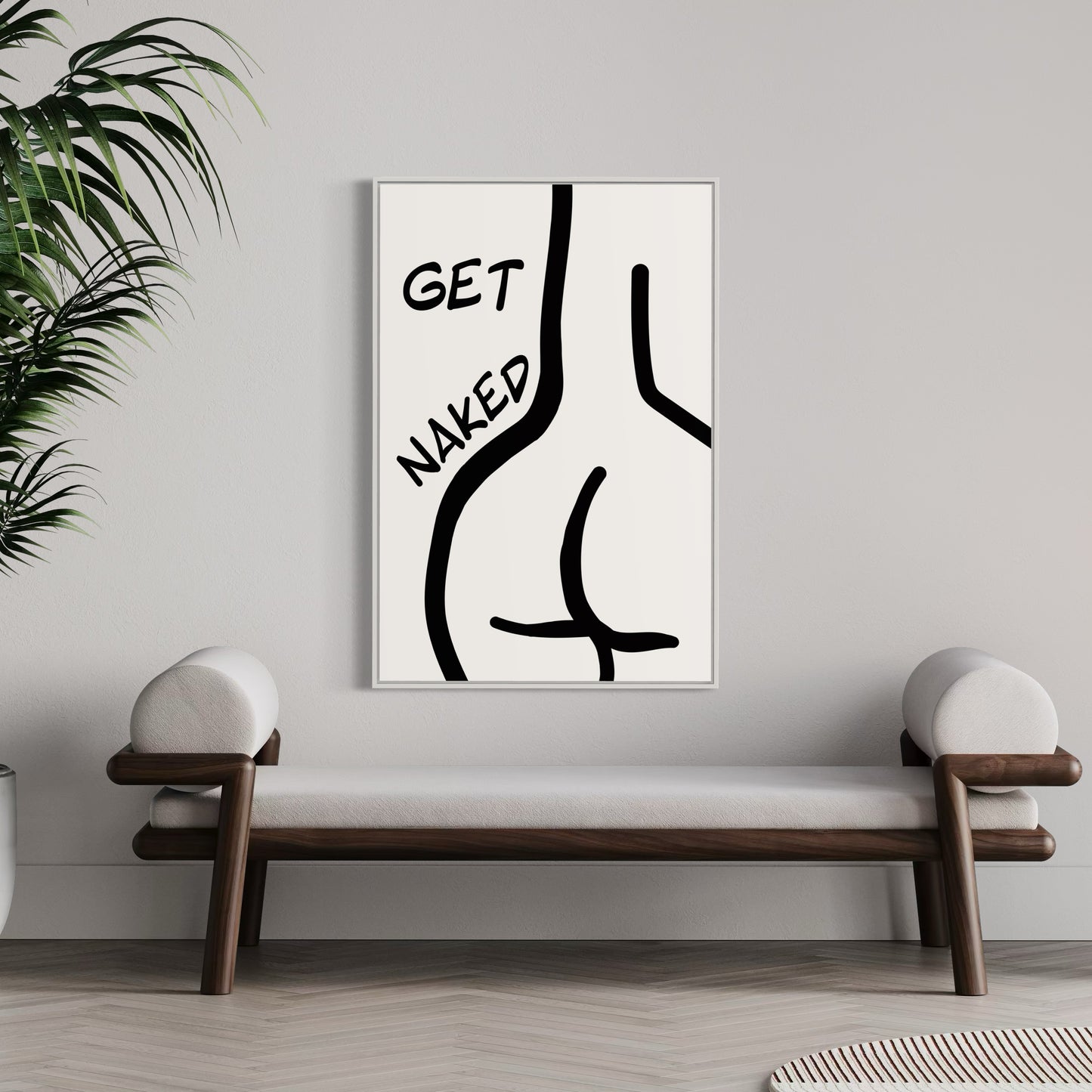 Get Naked Body Poster