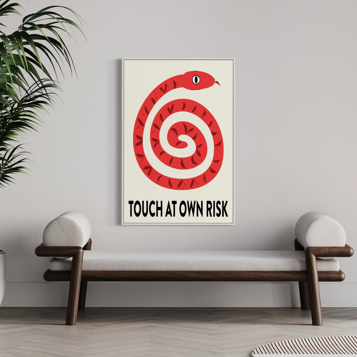 TOUCH AT OWN RISK Poster