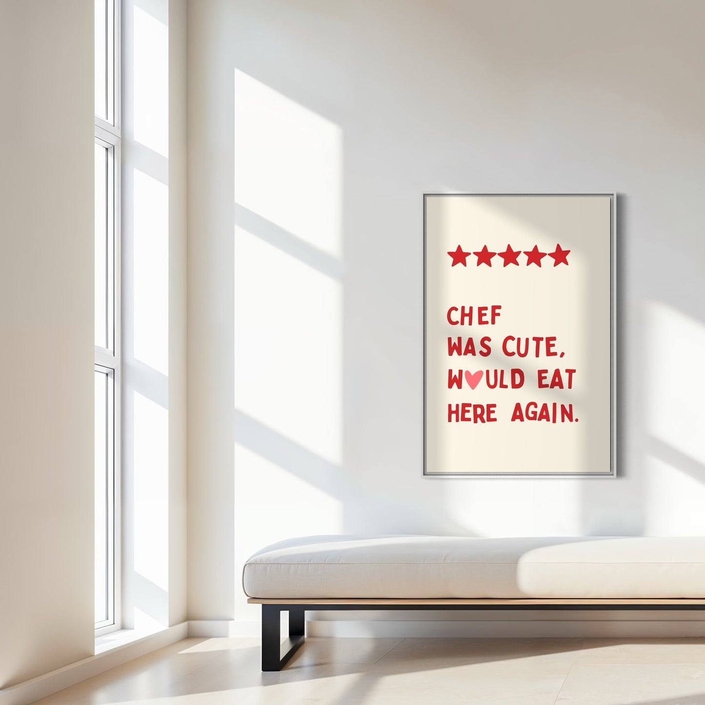 Chef Was Cute Poster