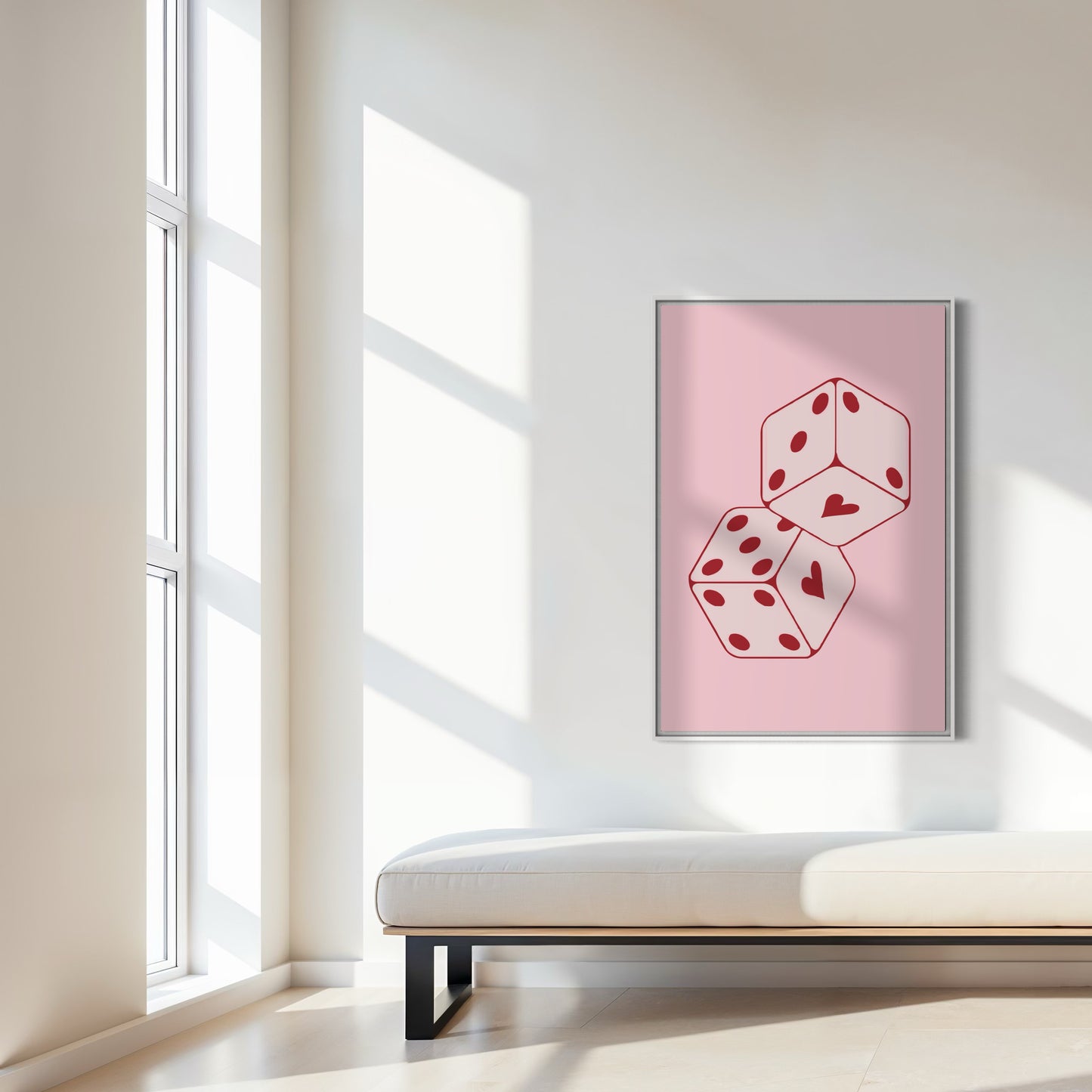 Heart Dice Poster