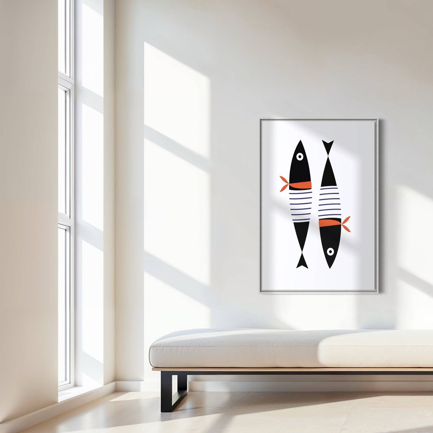 Twin Fish Poster