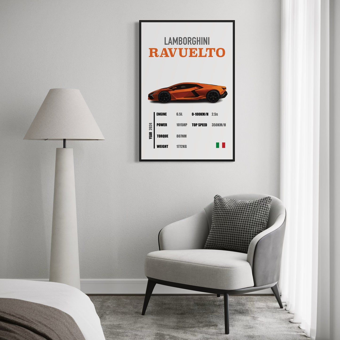 Lamborghini Ravuelto - Specifications Poster