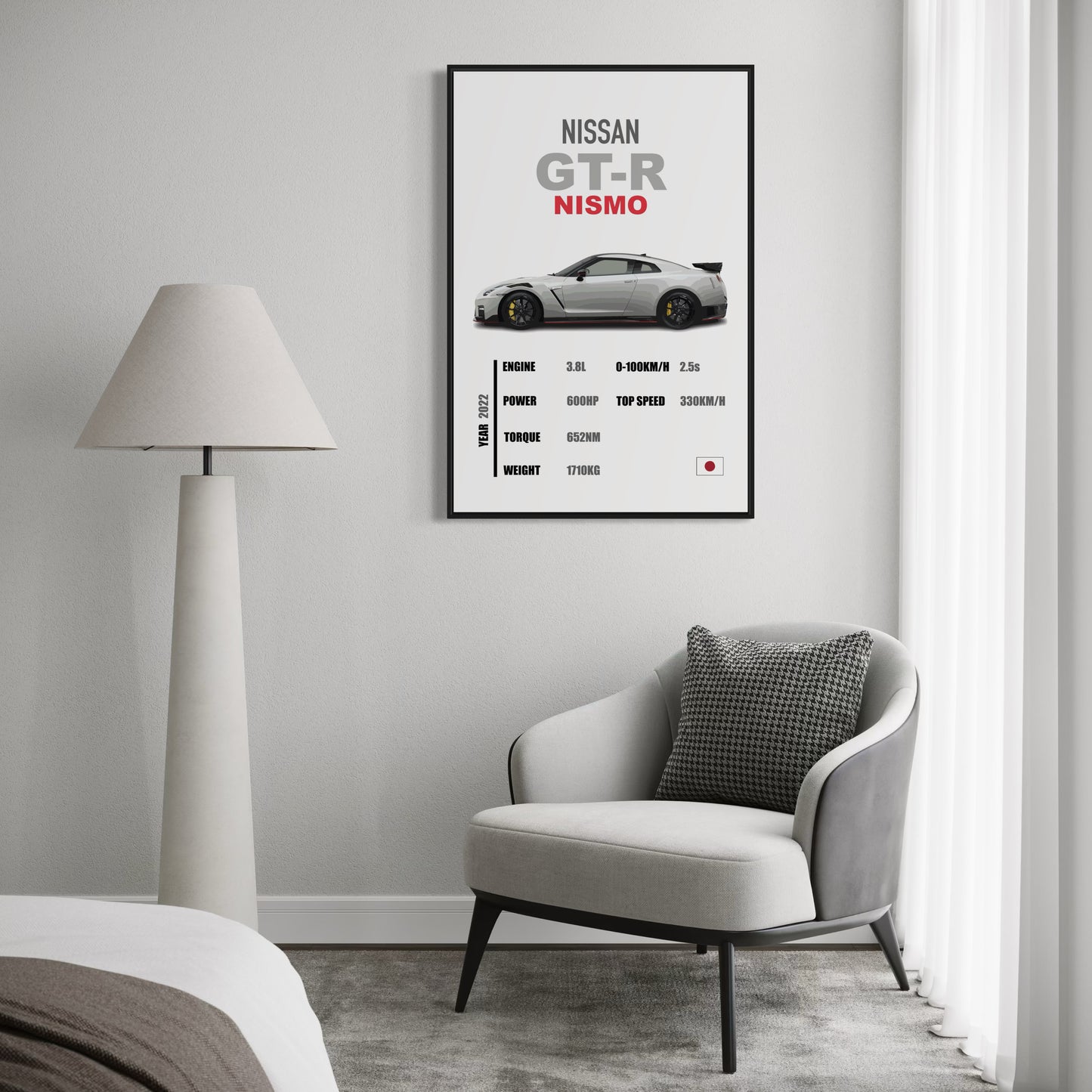 Nissan GT-R Nismo - Specifications Poster