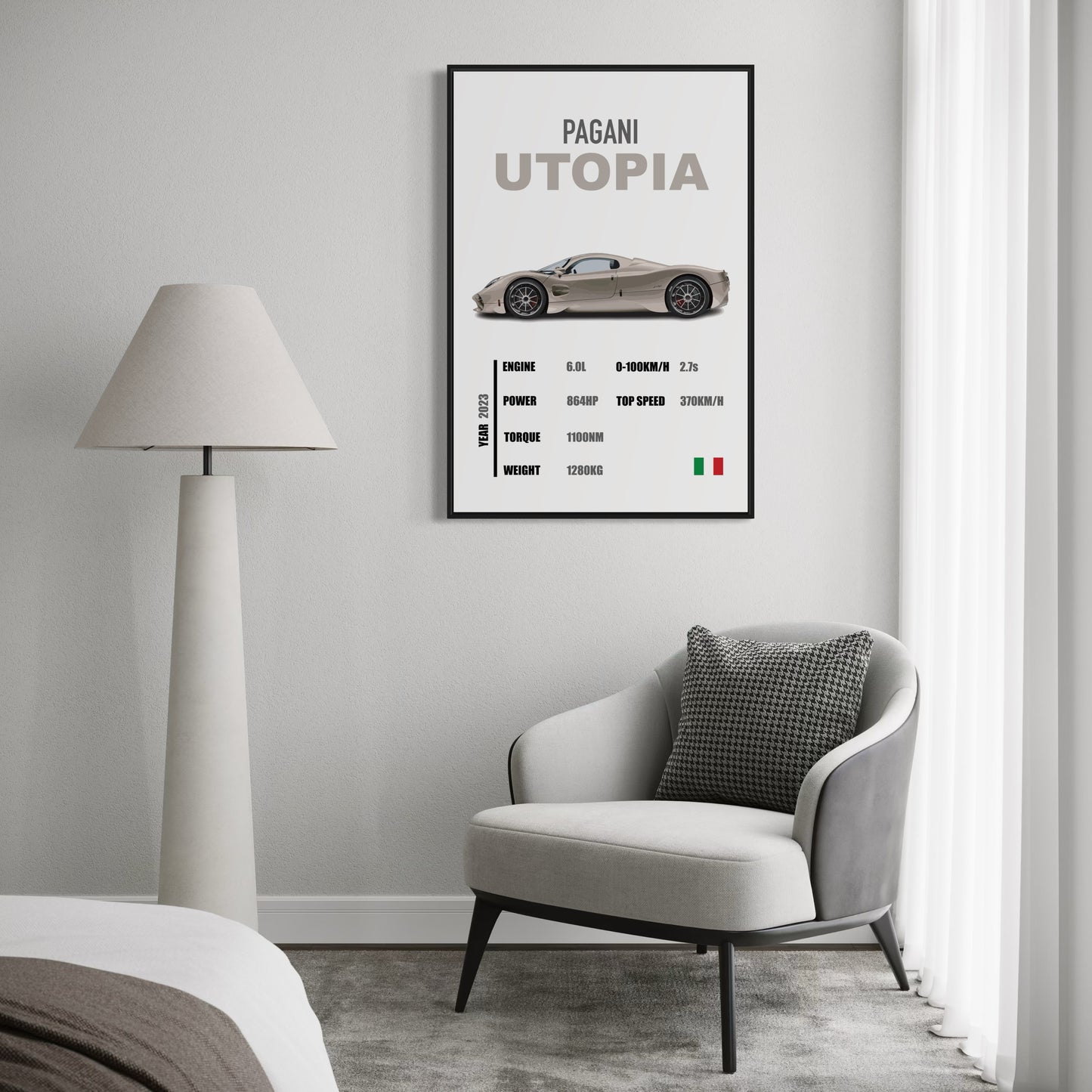 Pagani Utopia - Specifications Poster