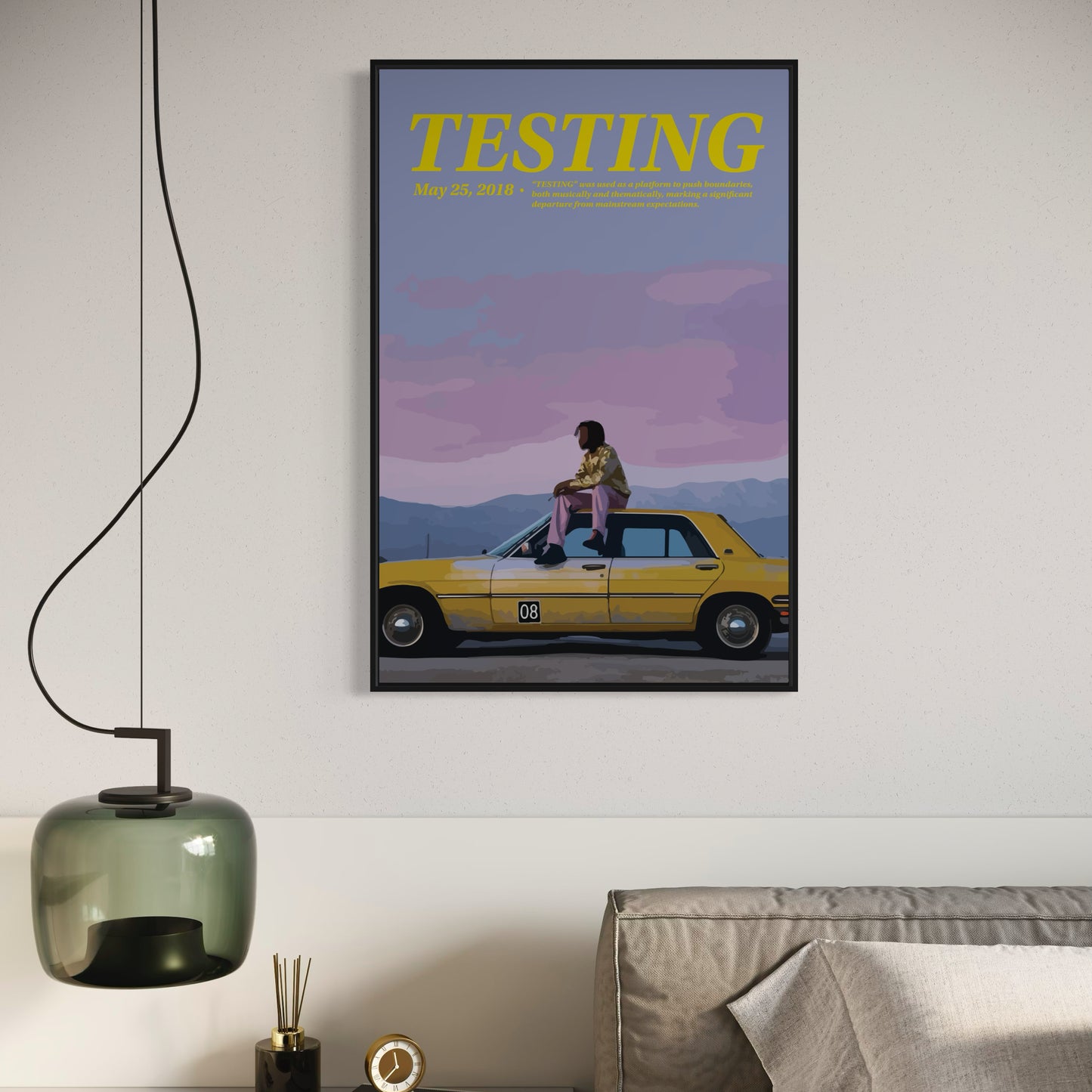 ASAP ROCKY Testing Album Poster