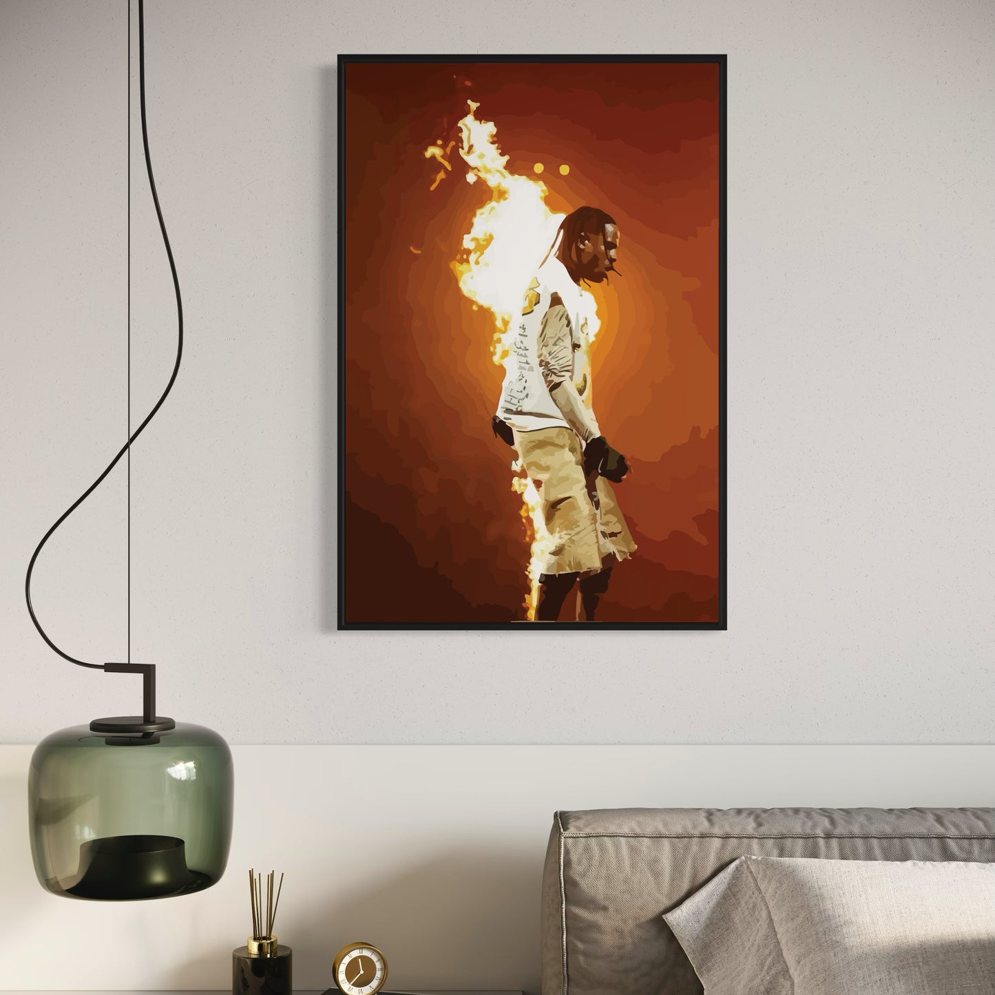 TRAVIS SCOTT x LA FLAME Poster