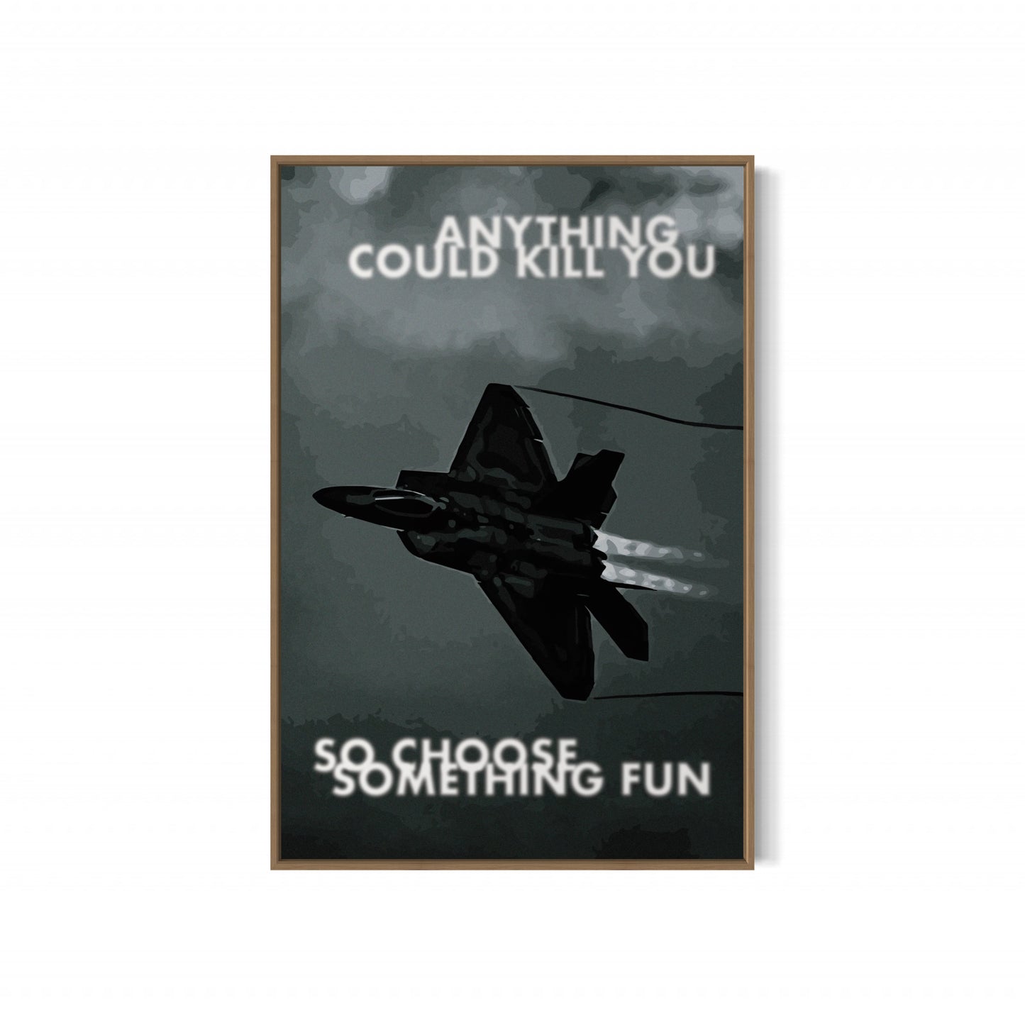 EXPLORETHEWRLD Air Force Poster