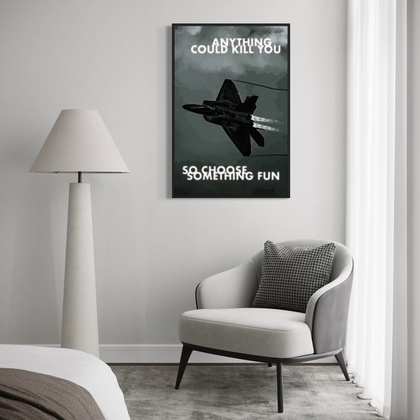 EXPLORETHEWRLD Air Force Poster