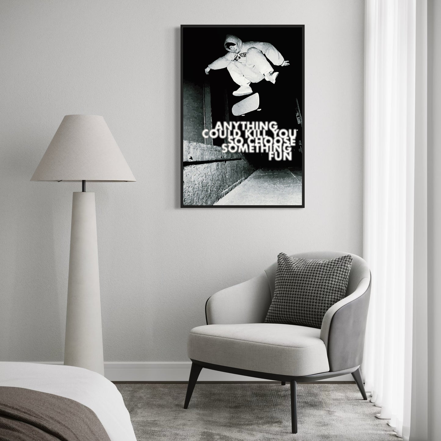 EXPLORETHEWRLD Skateboarding Poster