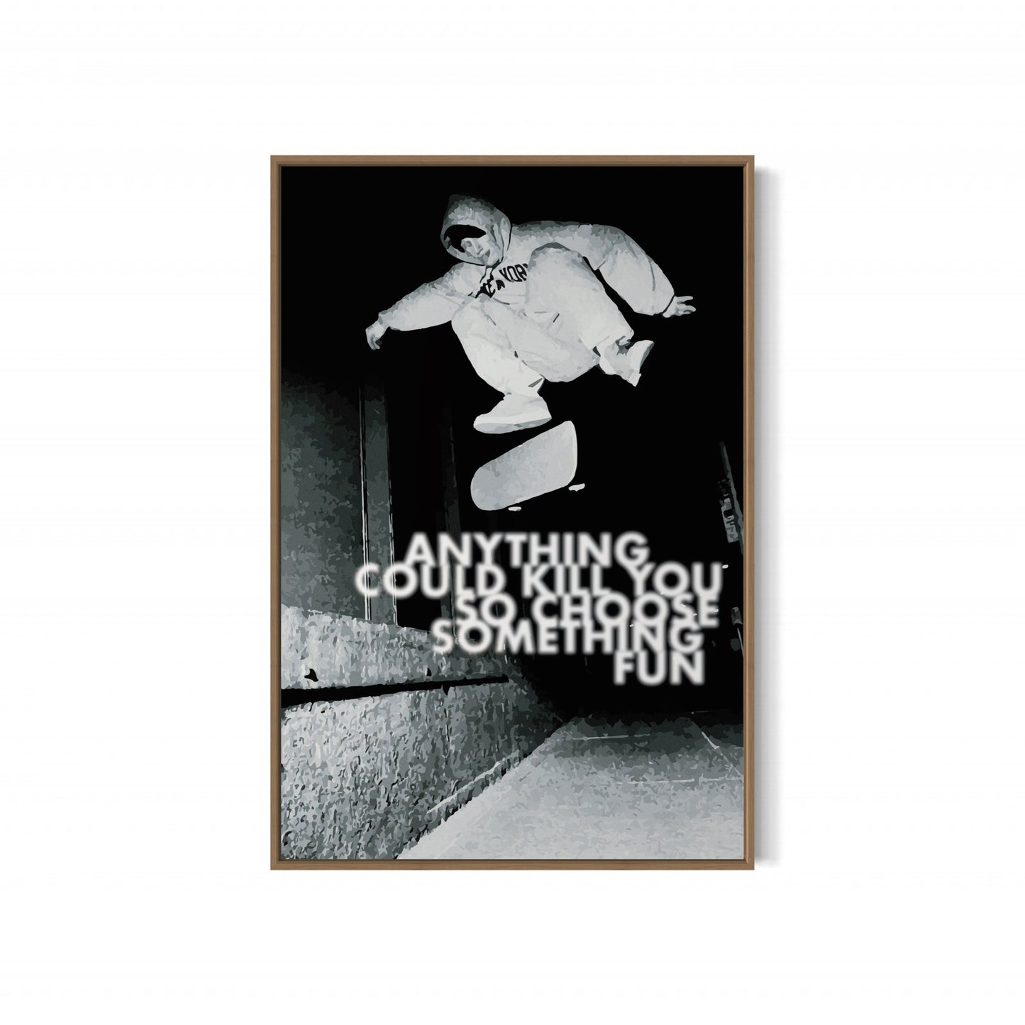 EXPLORETHEWRLD Skateboarding Poster