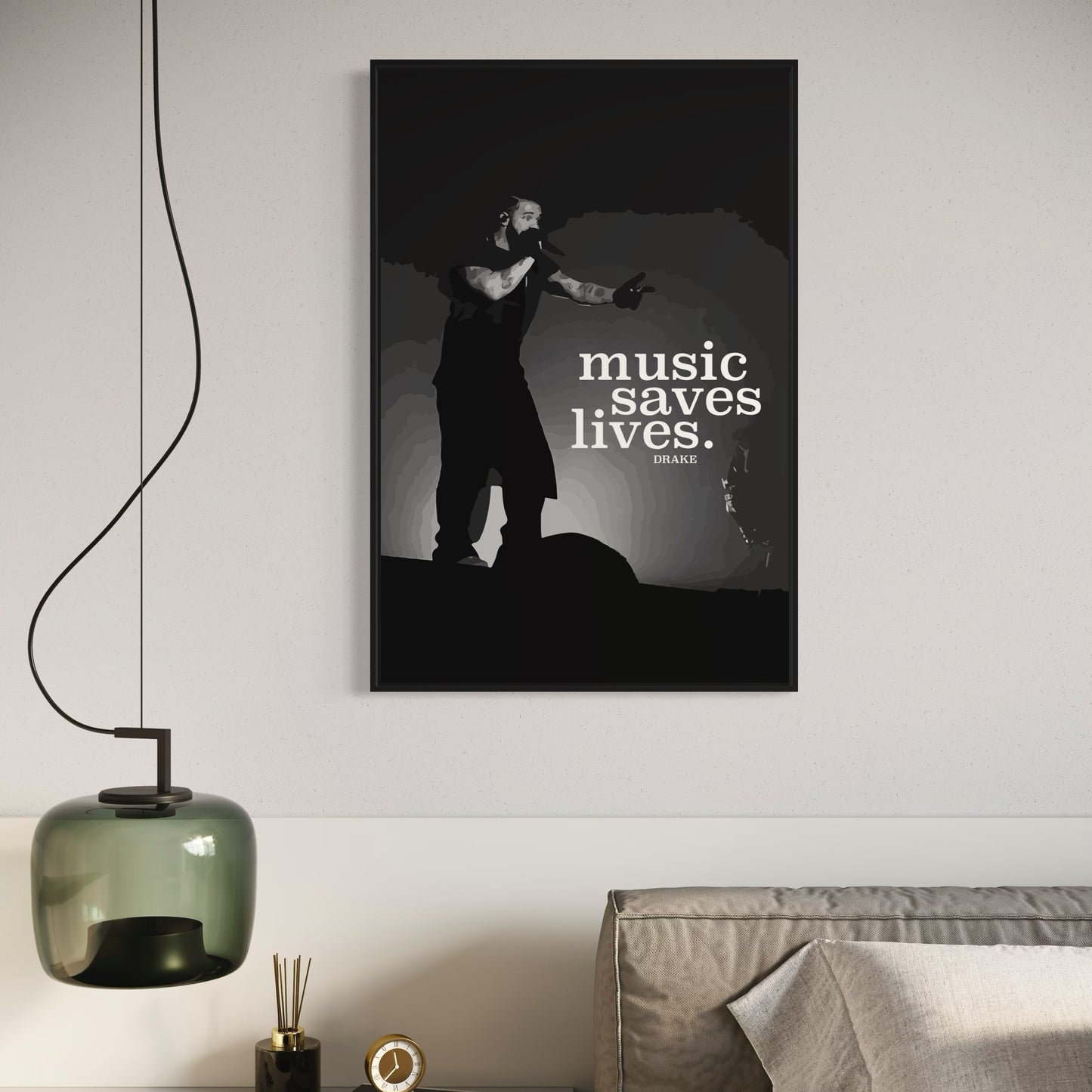 DRAKE Music Saves Lives Poster