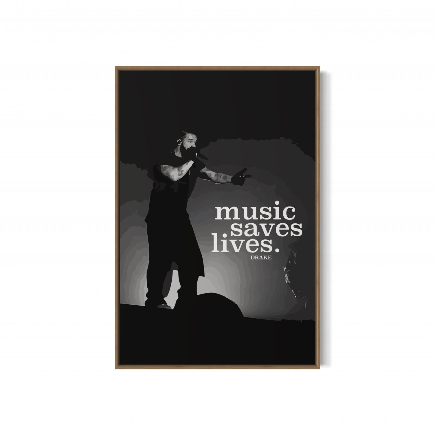 DRAKE Music Saves Lives Poster