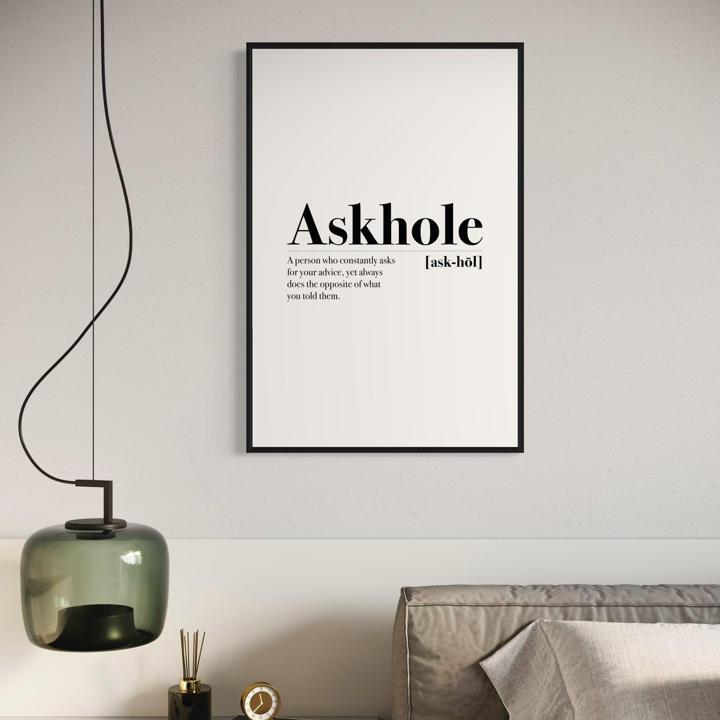 ASKHOLE Poster