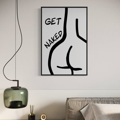 Get Naked Body Poster
