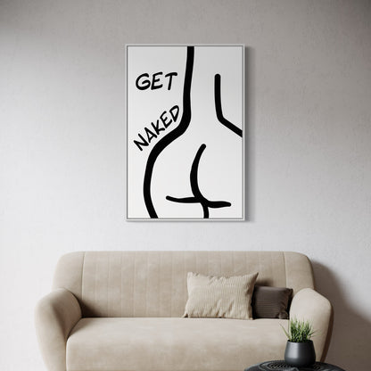 Get Naked Body Poster