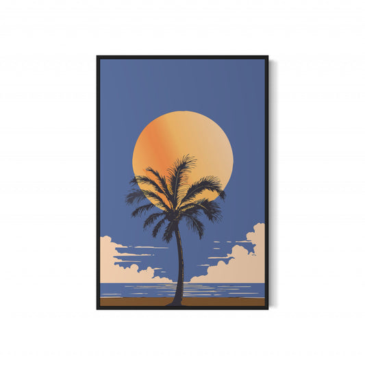 Sunset Palm