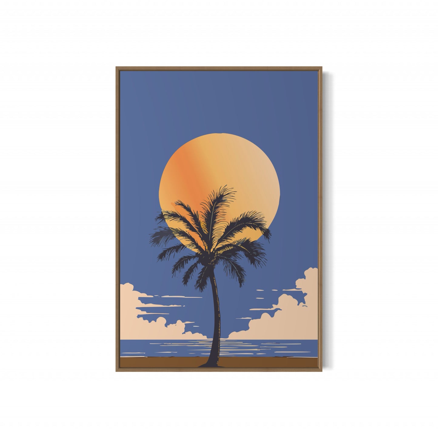 Sunset Palm