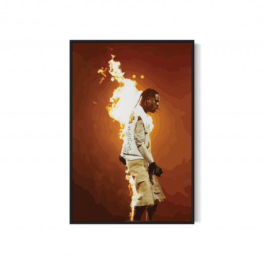 TRAVIS SCOTT x LA FLAME Poster