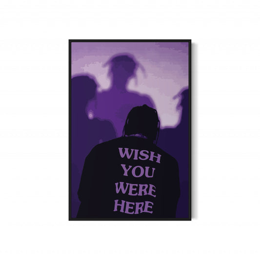 TRAVIS SCOTT x WISH YOU WERE HERE Poster