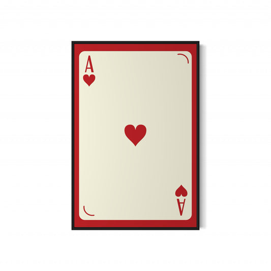 Ace Card Valentines Edition Poster