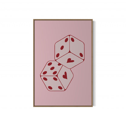 Heart Dice Poster