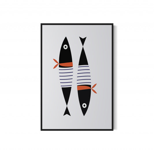 Twin Fish Poster
