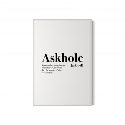 ASKHOLE Poster