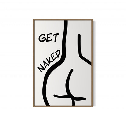 Get Naked Body Poster