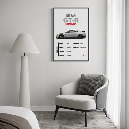 Nissan GT-R Nismo - Specifications Poster