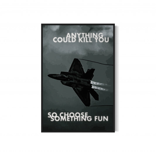 EXPLORETHEWRLD Air Force Poster