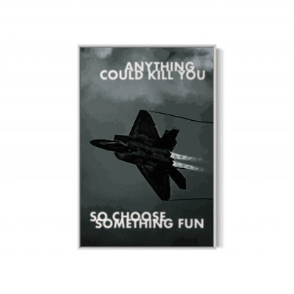EXPLORETHEWRLD Air Force Poster