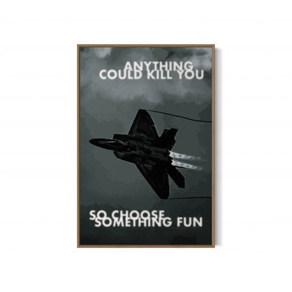 EXPLORETHEWRLD Air Force Poster