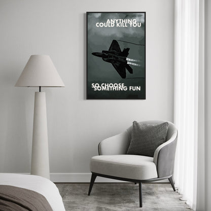 EXPLORETHEWRLD Air Force Poster