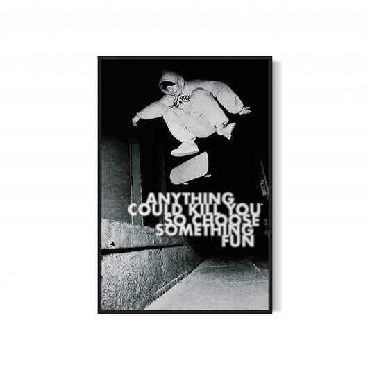 EXPLORETHEWRLD Skateboarding Poster